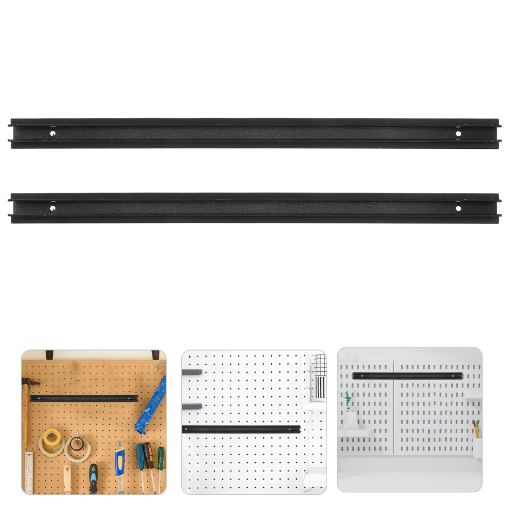 Metal Grid Hanging Wall Panel Channel Black Retail Shelving