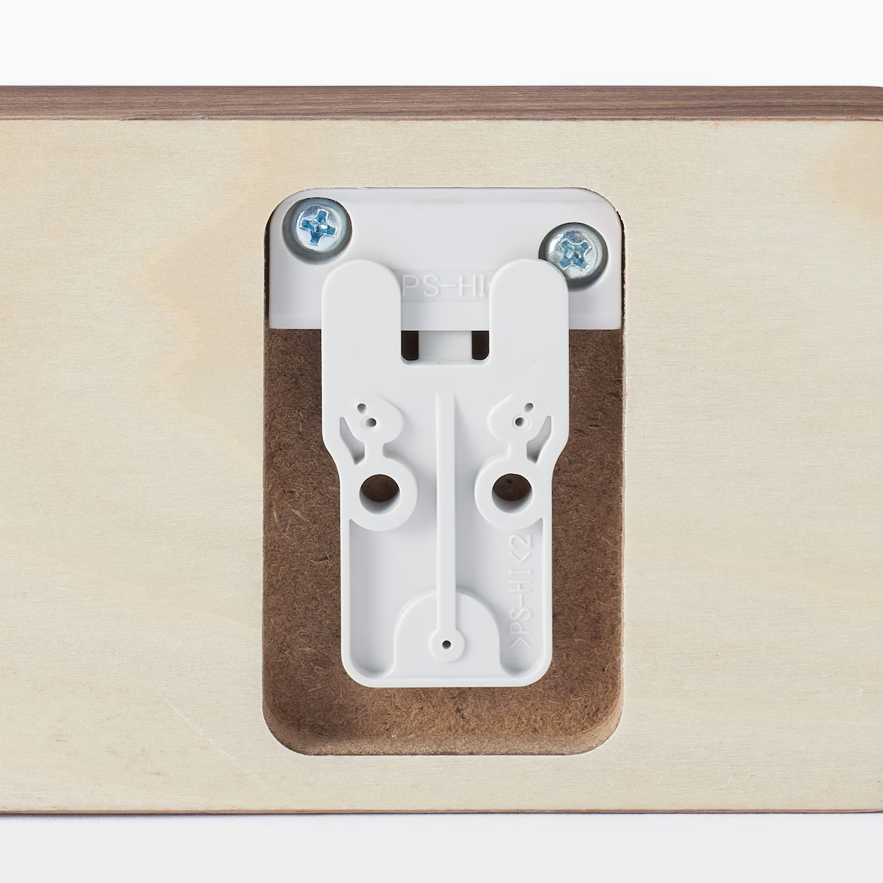 MUJI Wall-mounted furniture tray 44cm Walnut veneer