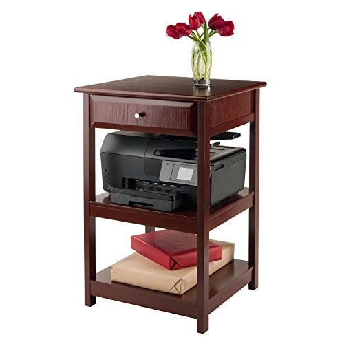 Winsome Wood Delta Printer Table, Walnut