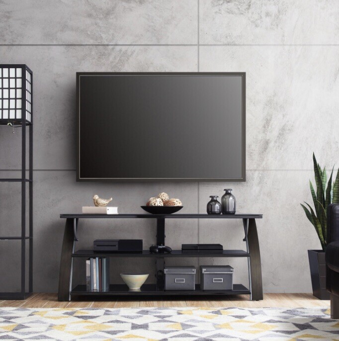 TV Stand Payton 3-in-1 Flat Panel for TVs up to 65″, Multiple Finishes Available