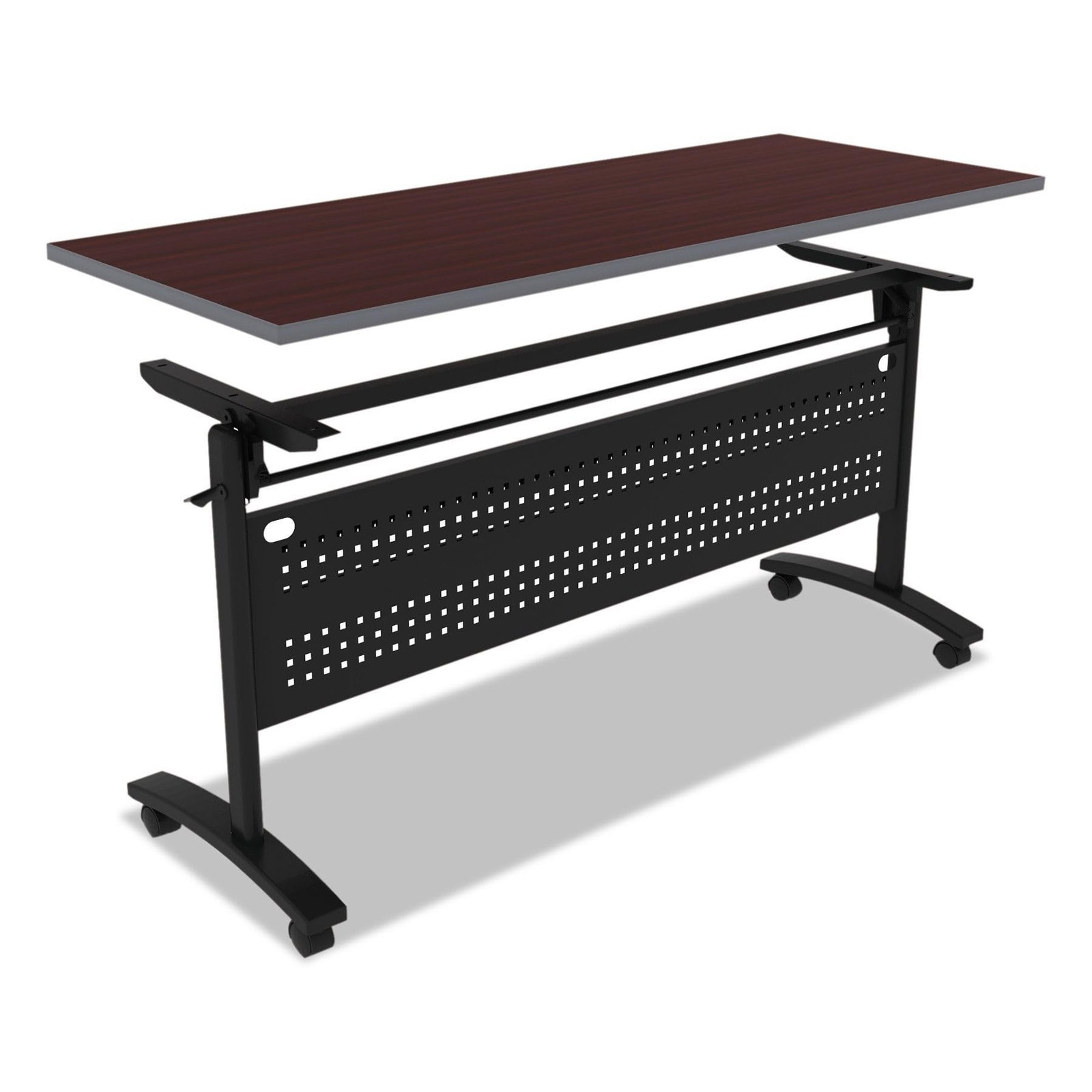 Alera Reversible Laminate Table Top, Rectangular, 59.5w X 23.63,Medium Cherry…