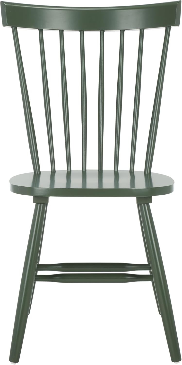 Furniture – Parker Spindle Dining Chair Set of 2 – Dusty Green – Solid Wood –