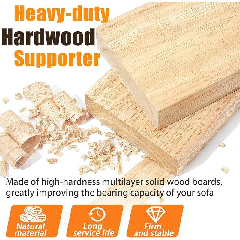 Couch Support Adjustable Firm Cushion Widened Anti-Slip Durable Wood Board New