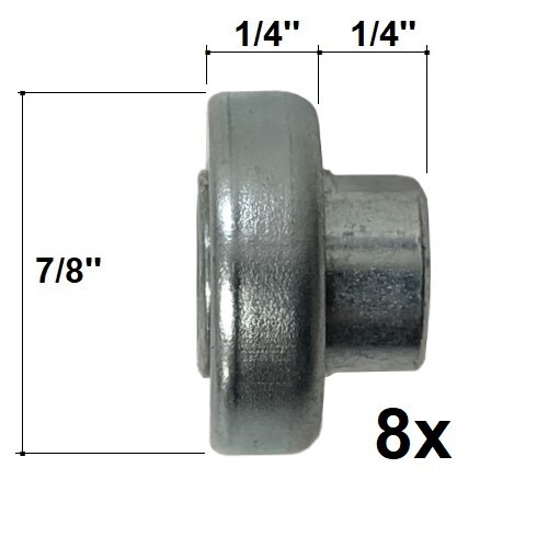Glider Rocker Bearings #3 (8 SET)