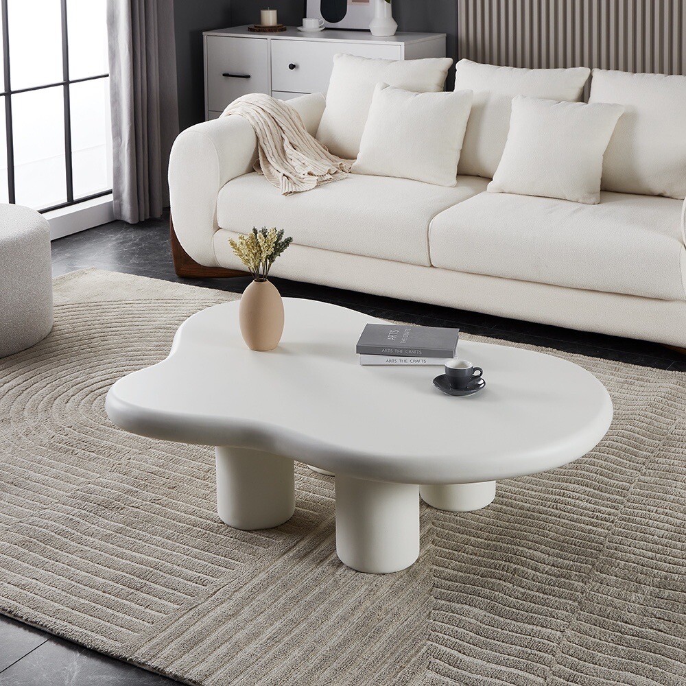 Cloud-shape Coffee Table/Tea Table, Fiberglass Coffee Table For Living Room