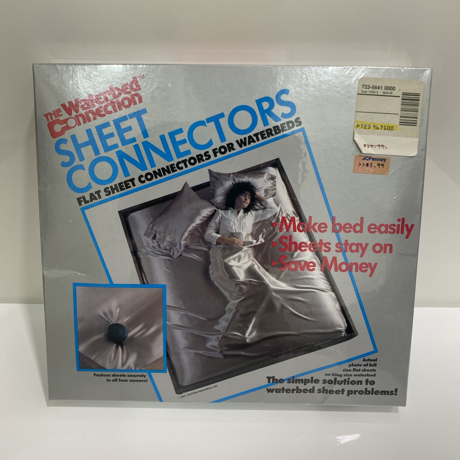 NEW Waterbed Connection Flat Sheet Connectors NOS 1980’s
