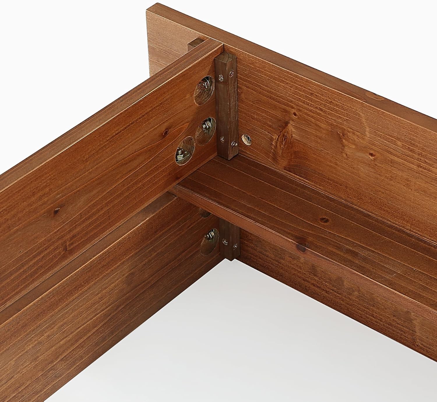 63″ Solid Wood Console Table Farmhouse Narrow Entryway Sofa Table w/ Sturdy Base