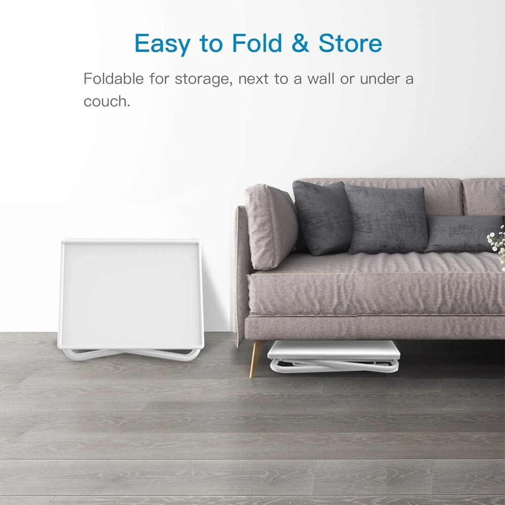 Foldable TV Dinner Tray on Bed & Sofa with Adjustable 6 Height & 3 Tilt Angle
