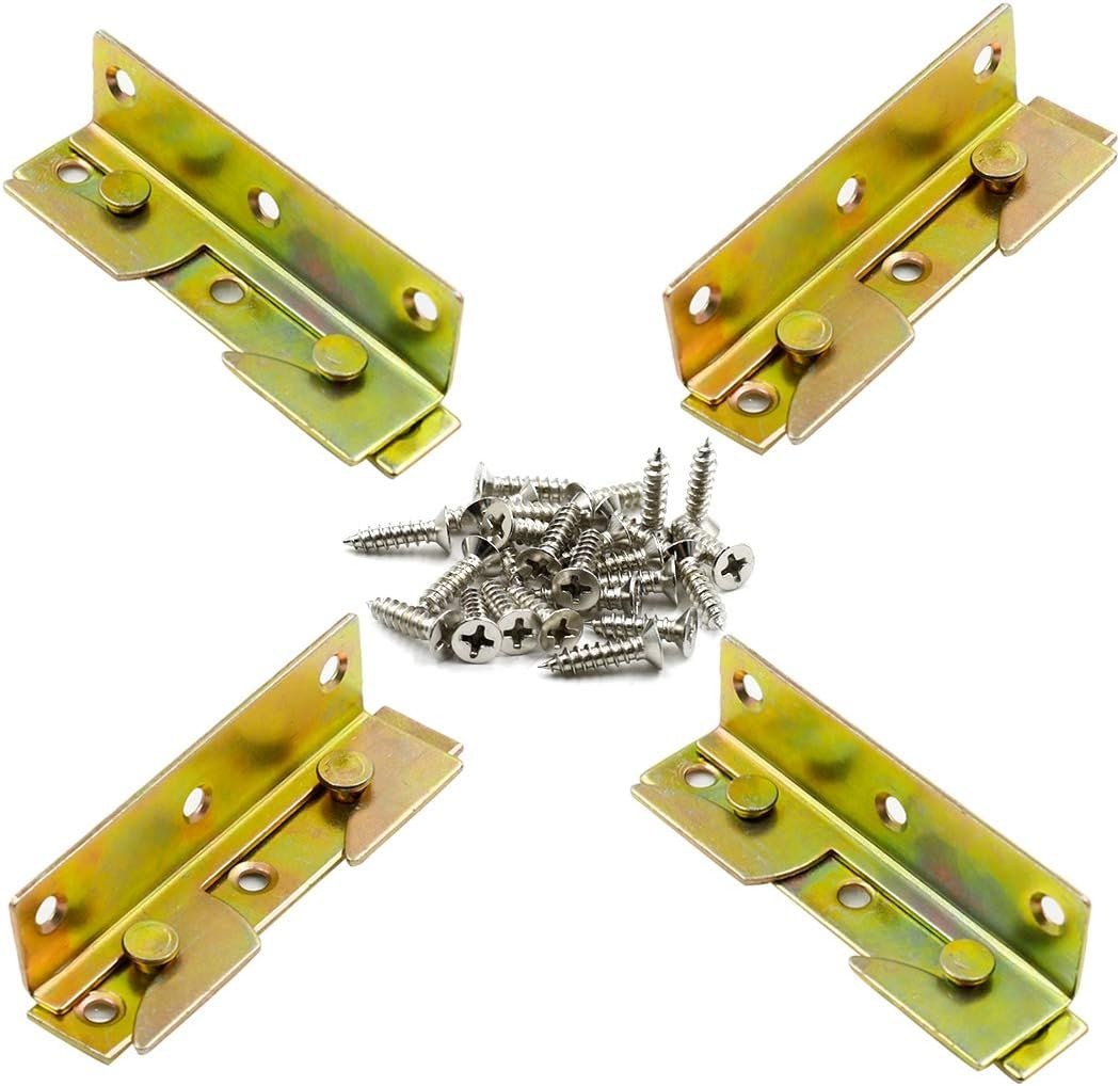 Versatile Bed Rail Bracket Set – Non-Mortise Design for Easy Installation