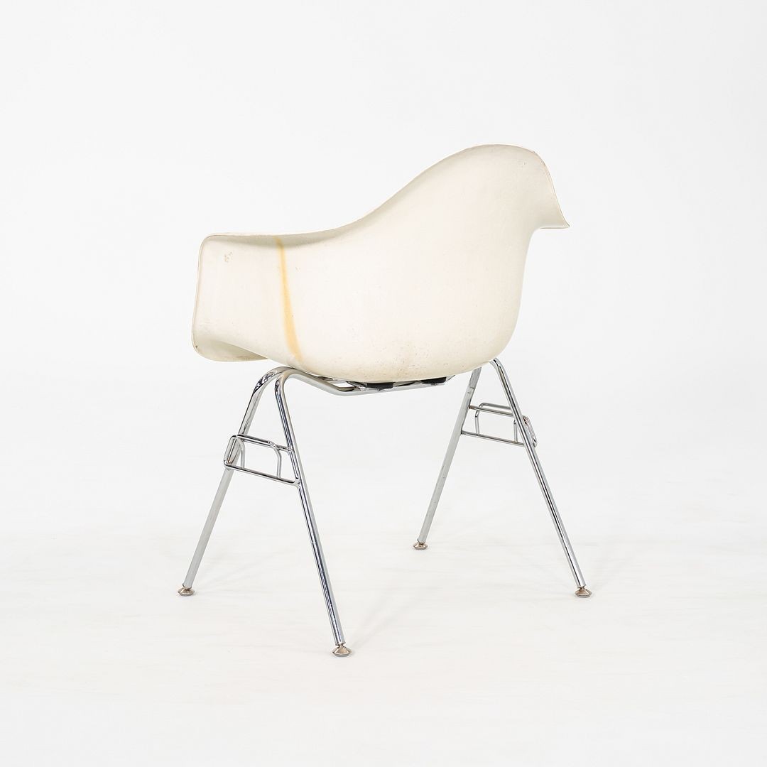1960s Herman Miller Eames Fiberglass Arm Shell (no base) in Parchment 45x Avail
