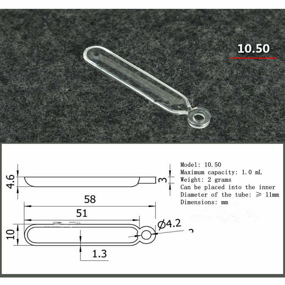 Clear Combustion Quartz Boat Crucible, Various sizes Selectable