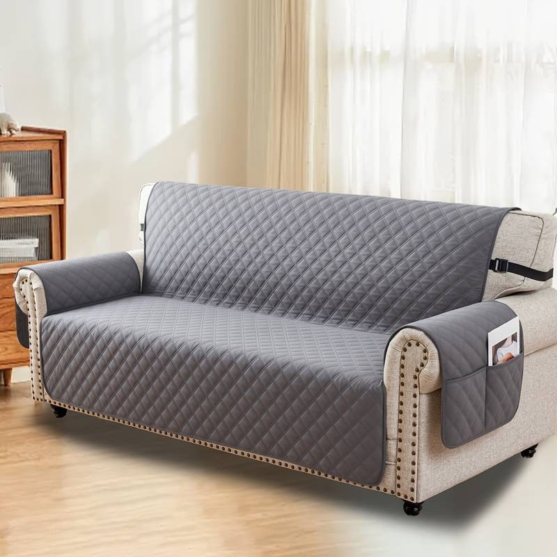 Waterproof & Washable Reversible Sofa Cover Recliner protector for Pet Friendly