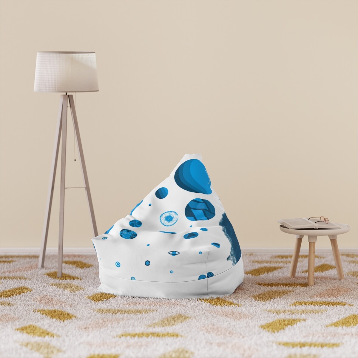 Pixel Bubble Bean Bag Chair Cover