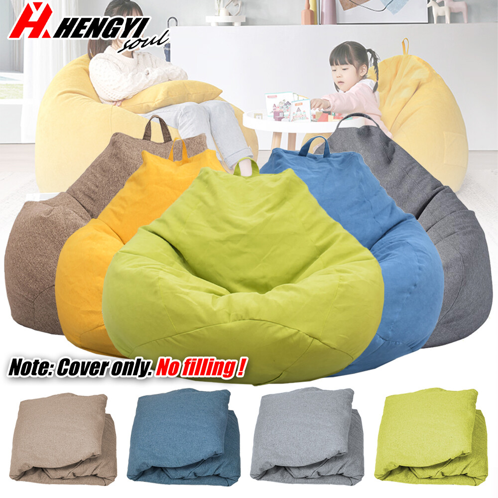 Fabric Replacement Cover For Large Bean Bag Couch Sofa Chair Lazy Lounger Adult