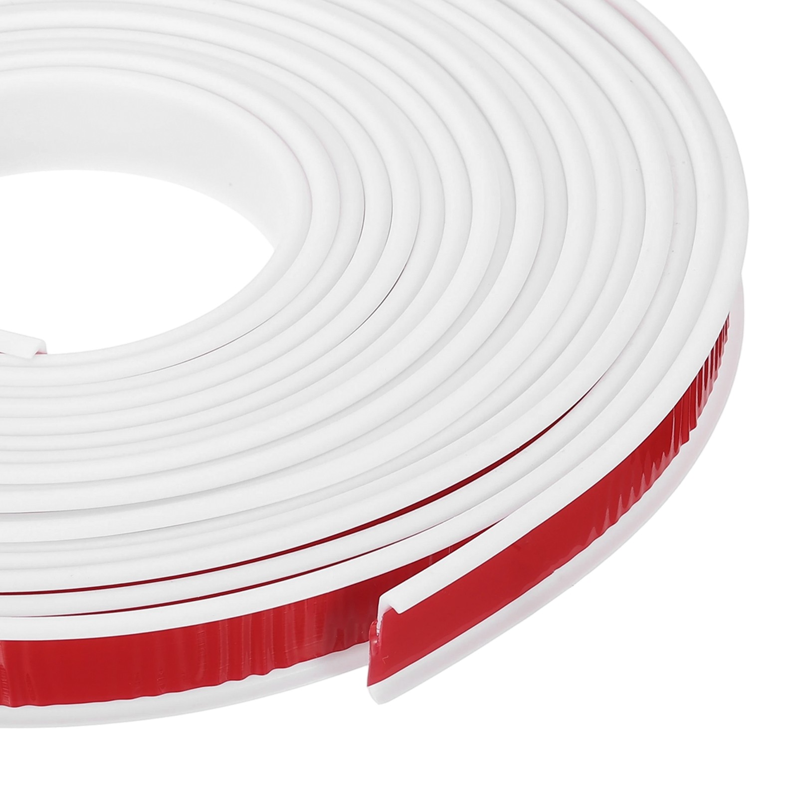 24.9 ft U-Shape Edge Banding, Adhesive Trim Protector Fit 5/8″ Edge, White