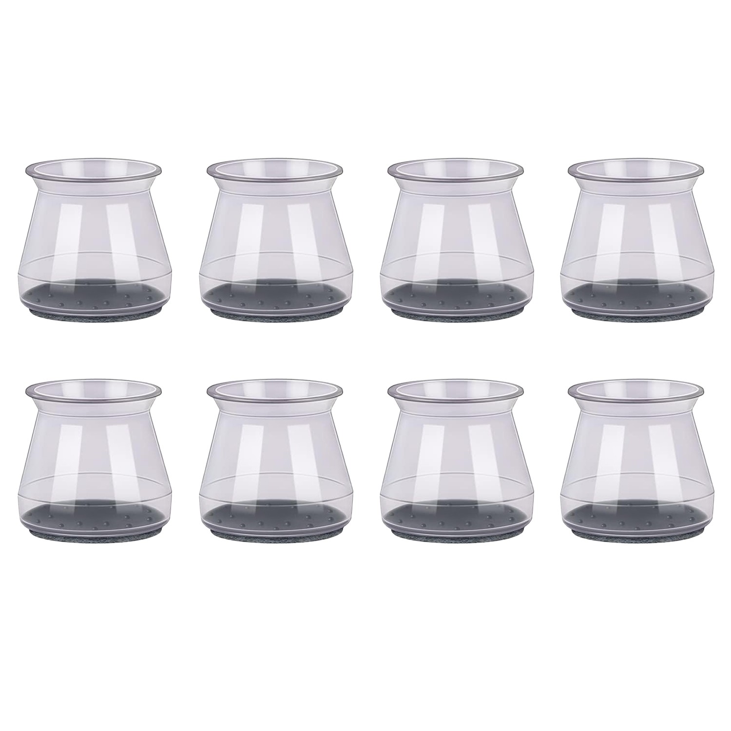 8x-48x Silicone Felt Slider Chair Leg Protector For Hardwood Floor Fit All Shape