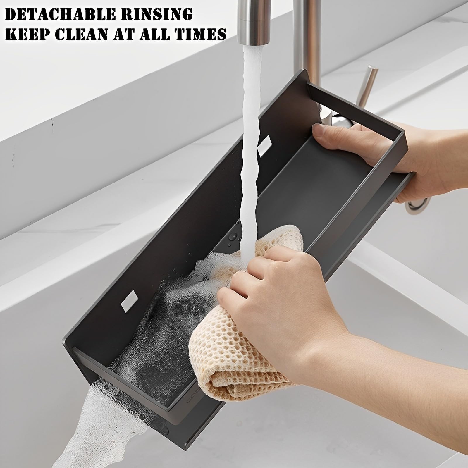 Yushiyan Stainless Steel Detachable Wall Mounted Floating Shelves For Kitchen