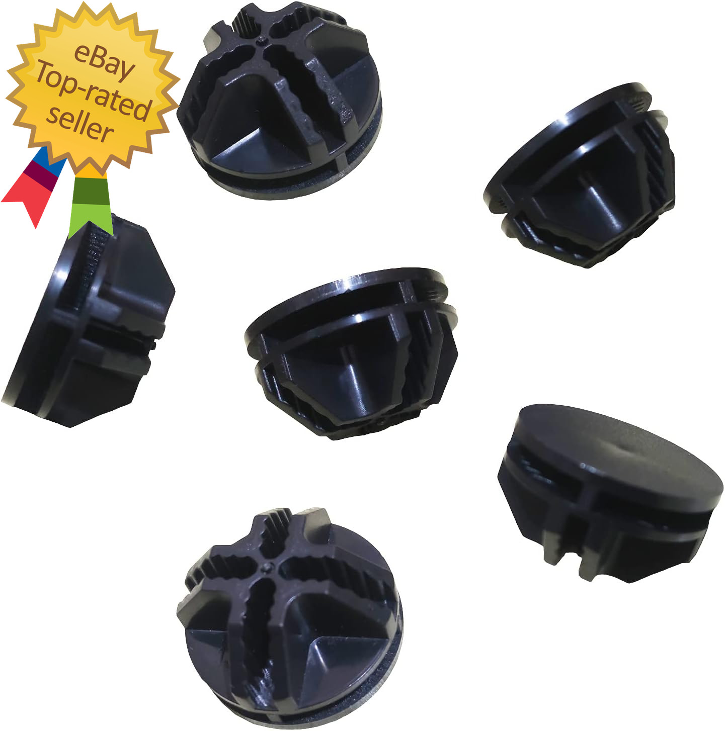 Wire Cube Connectors, Plastic Corner Connords for DIY Cube Storage Grid Shelves,