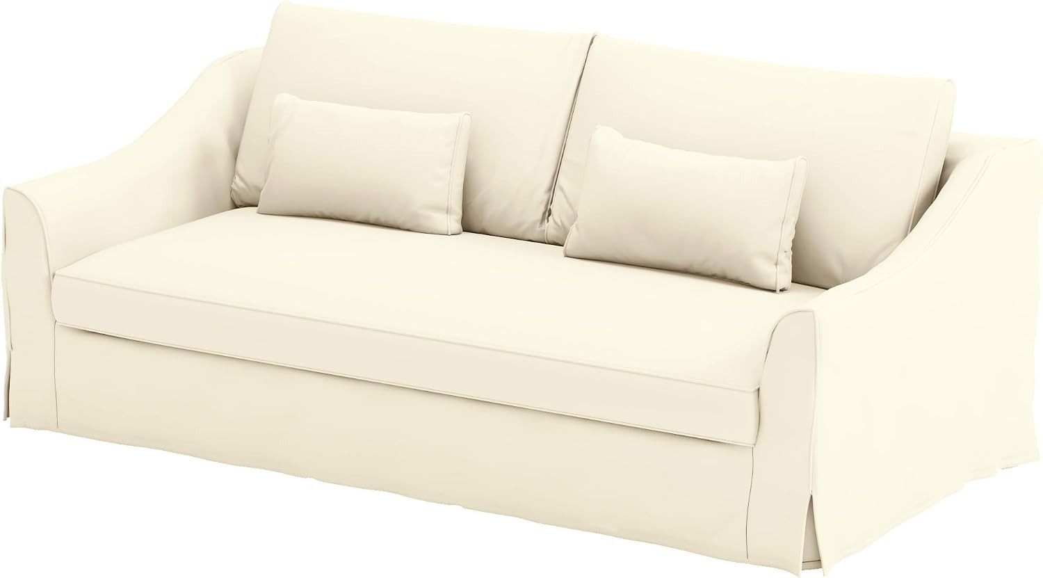 Heavy Cotton Replacement for IKEA Farlove Sofa or Loveseat Slipcover Beige 86″