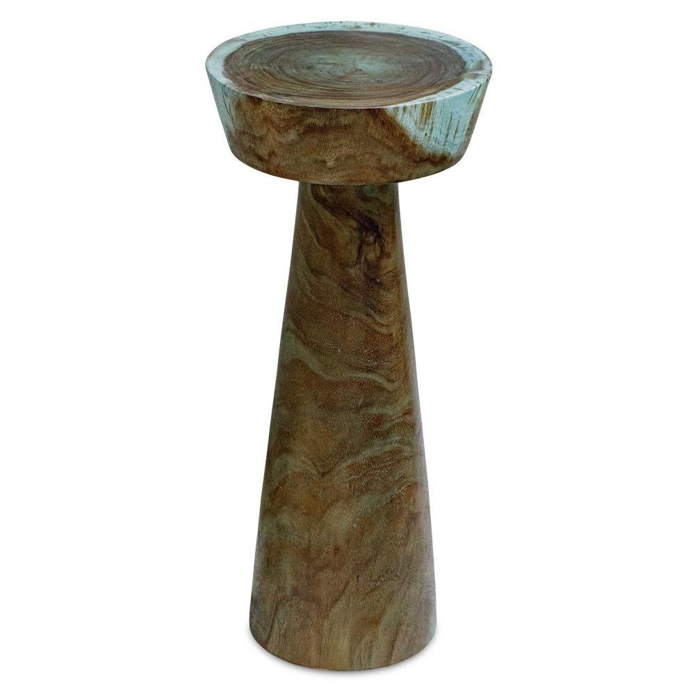 Drink Table-24.5 Inches Tall and 11 Inches Wide-Blue/Green Finish –