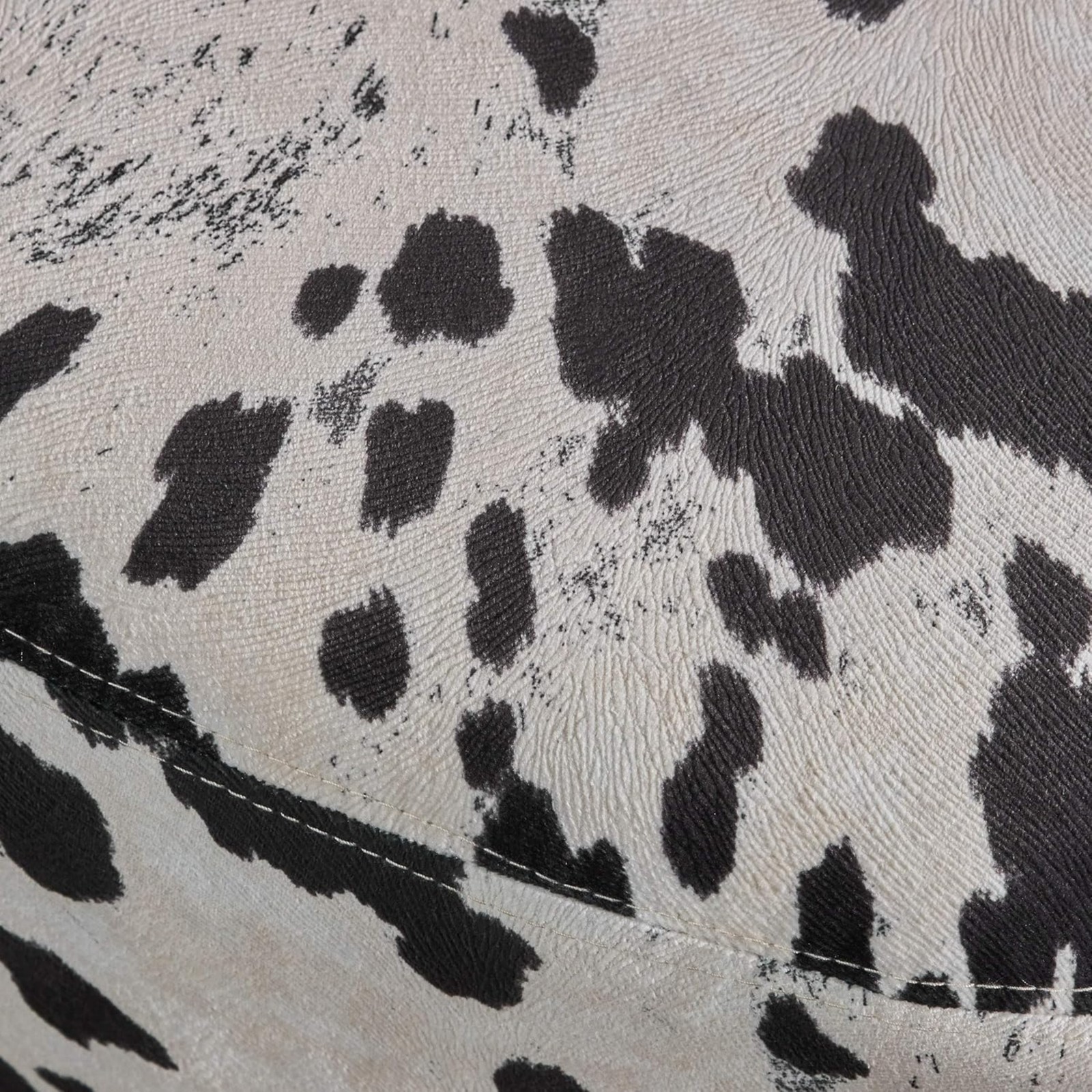 Cow Shaped Ottoman Cute Animal Footstool Wood Seat for Shoe Changing Entryway