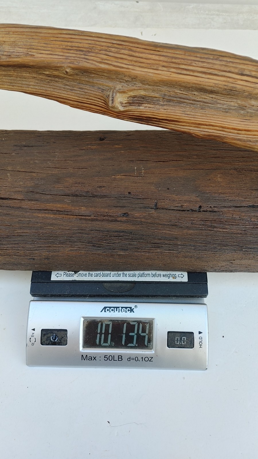 Handcrafted Driftwood Shelf Rustic Cabin Lodge Beach Lake House 61″ Florida Pine