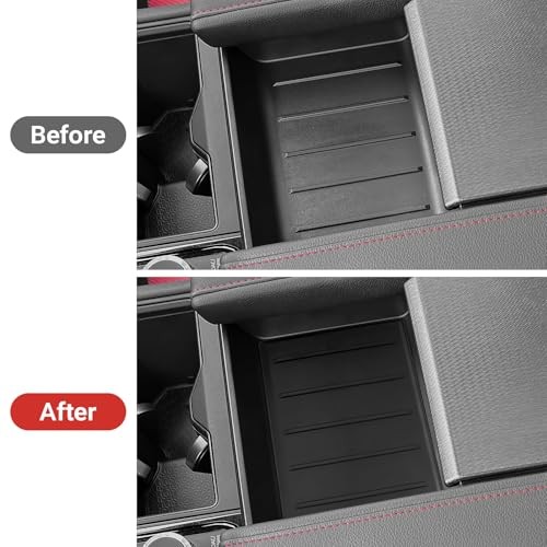 Center Console Tray Liner Compatible with Toyota 2022+ Tundra & 2023+ Sequoia