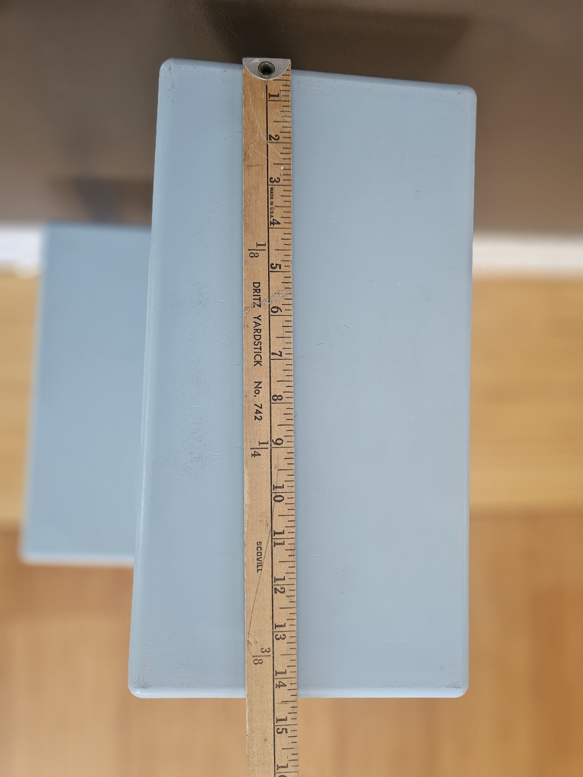 IKEA RARE Chris Martin Masterby Powder Blue Plastic Step Stool Made In Italy