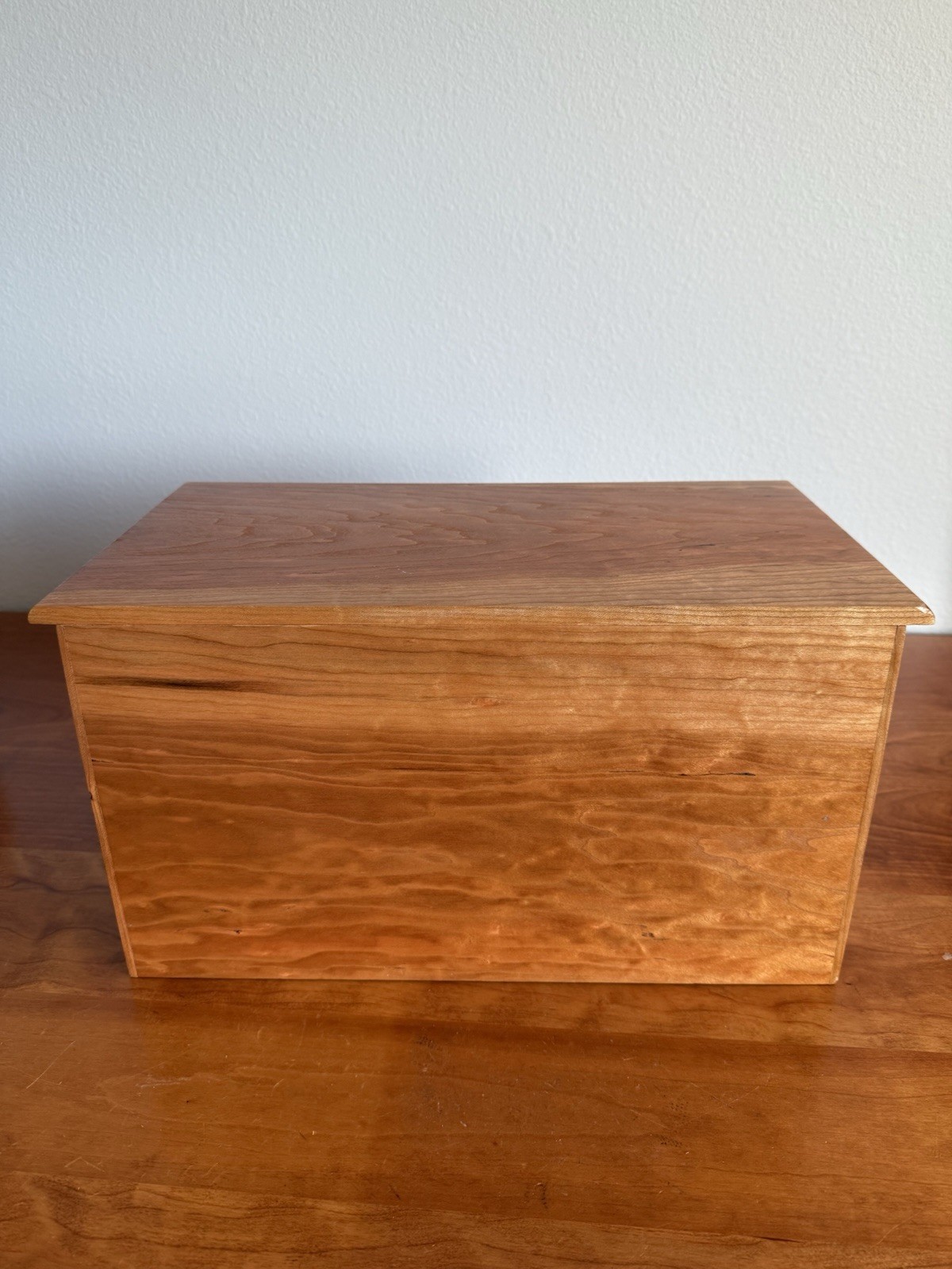 Handcrafted craftsman cherry three drawer cabinet vanity table top exceptional