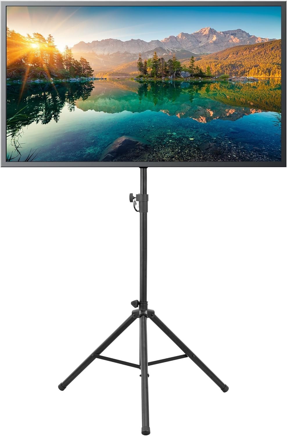 TV Tripod Stand 32–70″ Portable Height Adjustable VESA 77lb Capacity