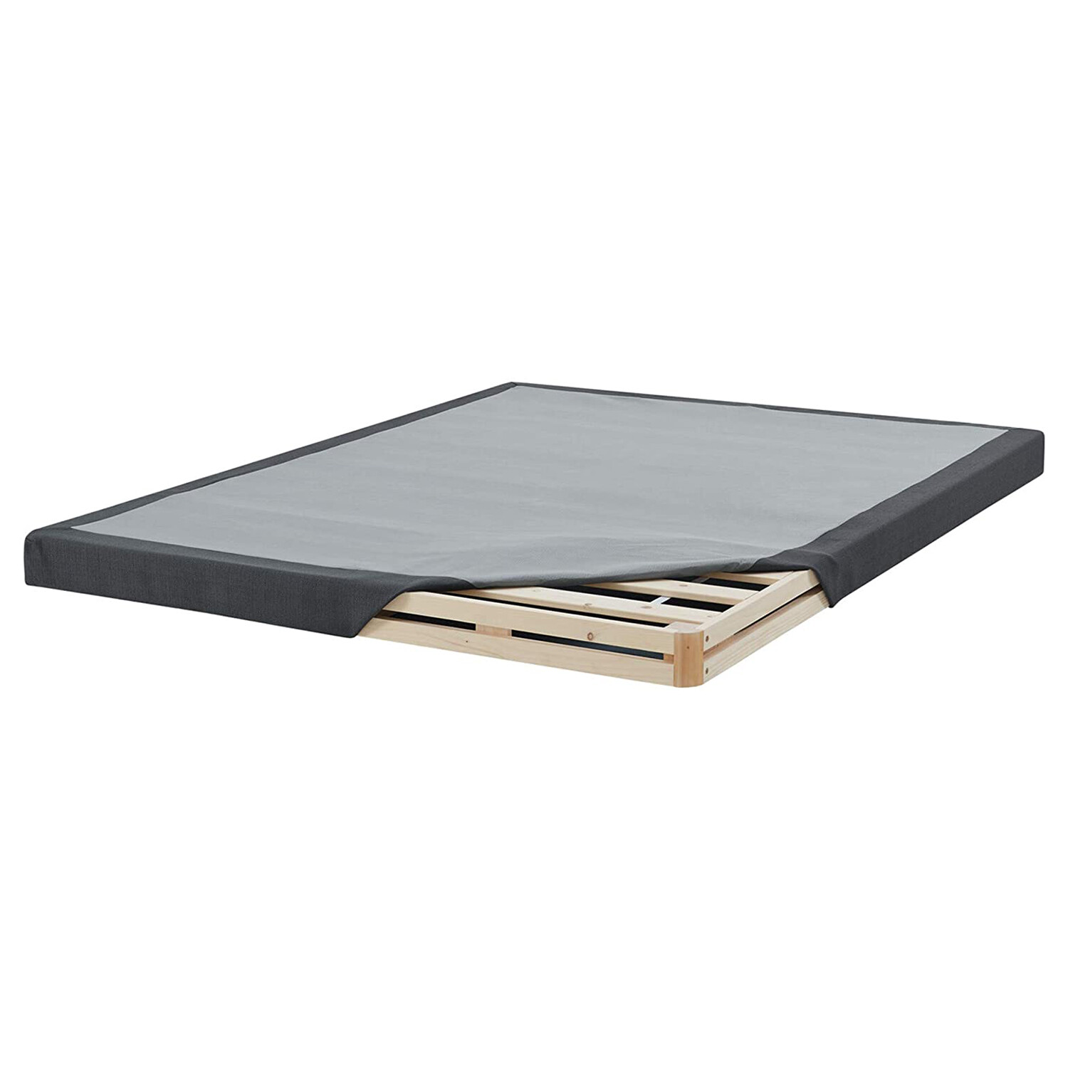 Hercules 4 Inch Low Profile Foundation Mattress Box Spring Replacement, King