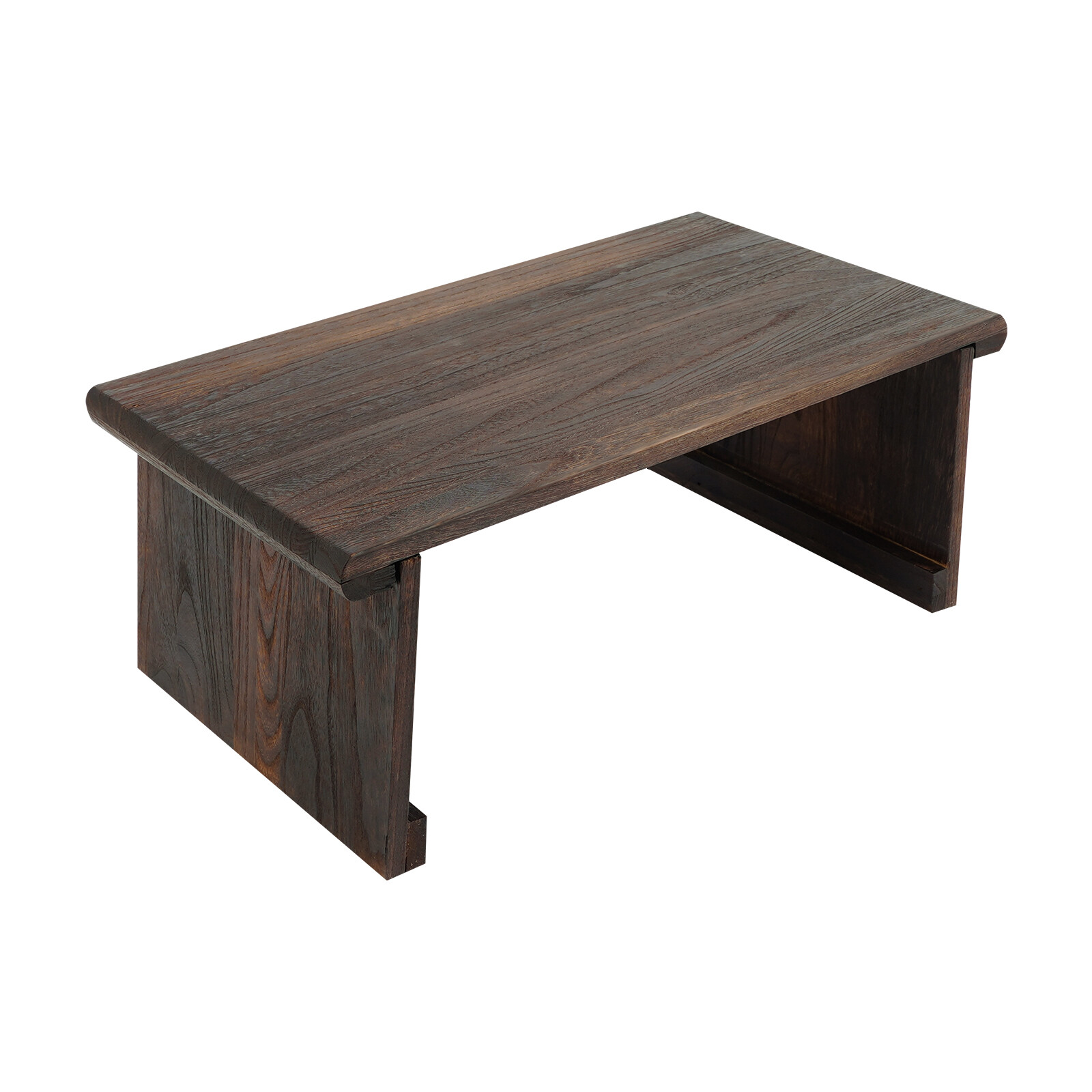 Japanese Tatami Table Folding Meditation Table Floor Tea Table Brown 7.9″ Height