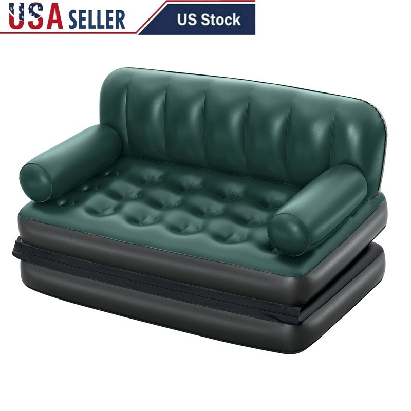Multi-Max 5-in-1 Inflatable Air Couch Double Sofa Bed Recliner Portable Lounge