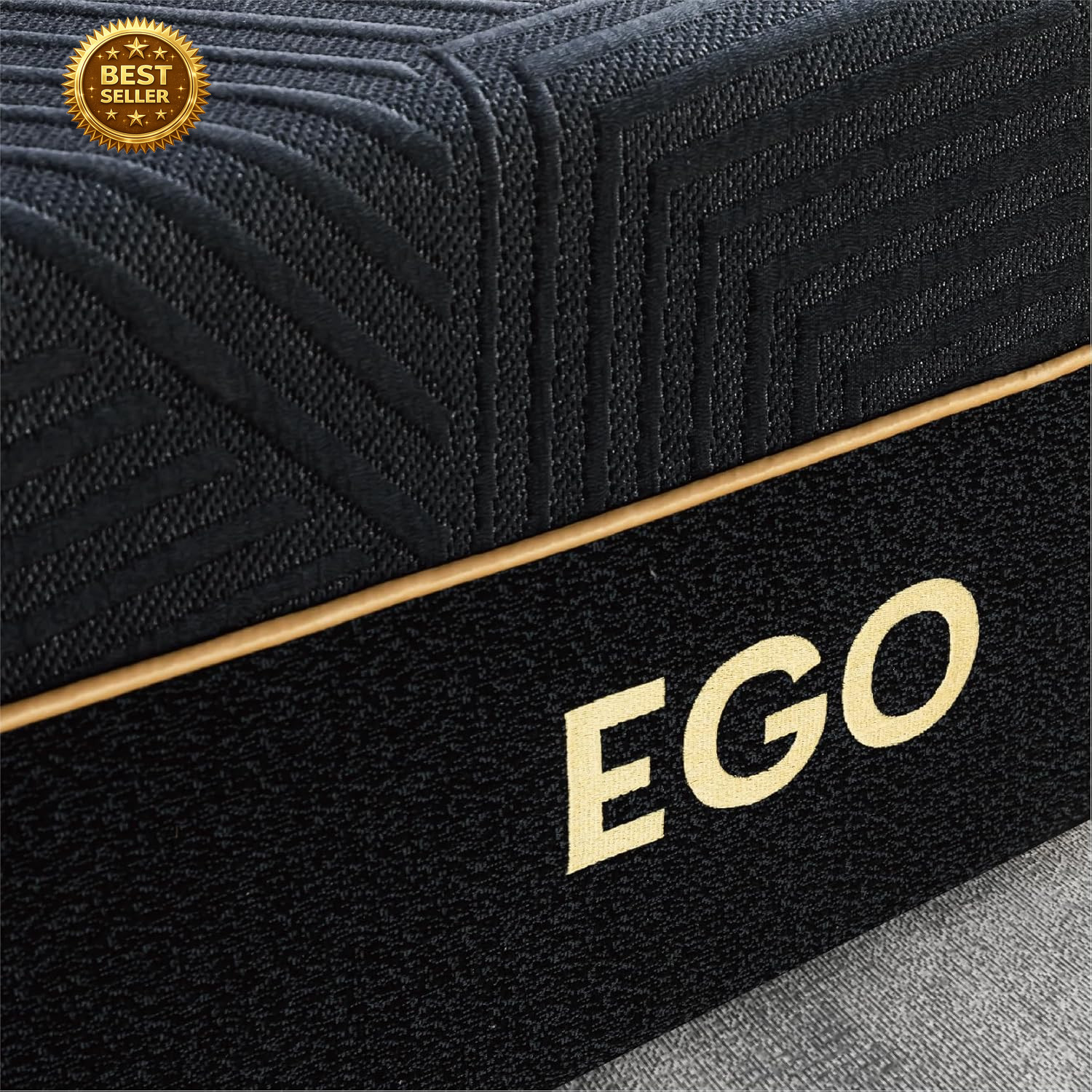 EGOHOME 14 Inch King Memory Foam Mattress Cooling Copper Gel Medium Firm 76×80
