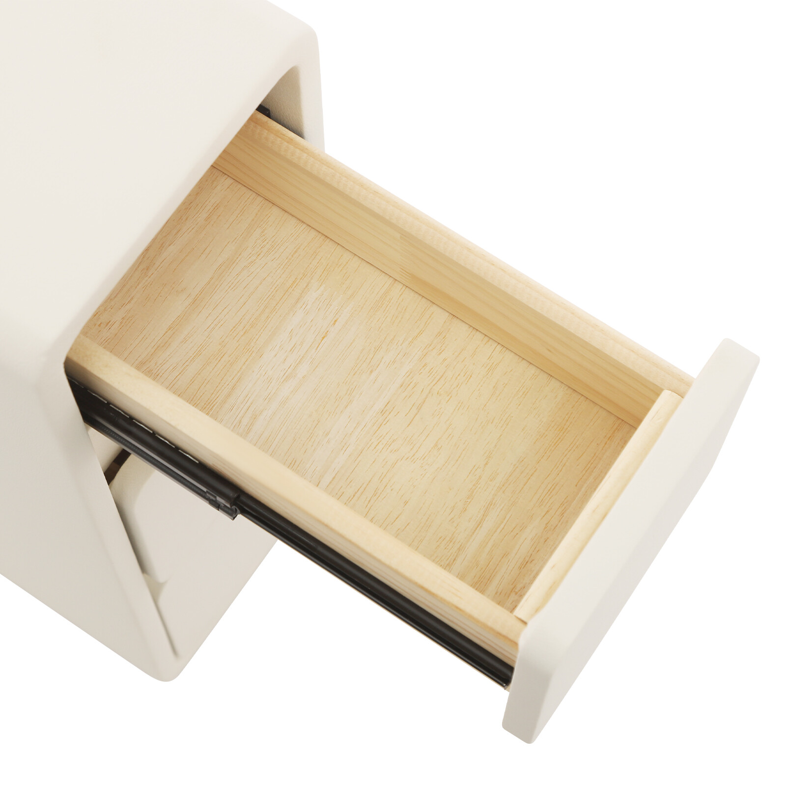 Bedside Cabinet With 3 Drawers,40*20*58 Cm Narrow Nightstand For Bedroom