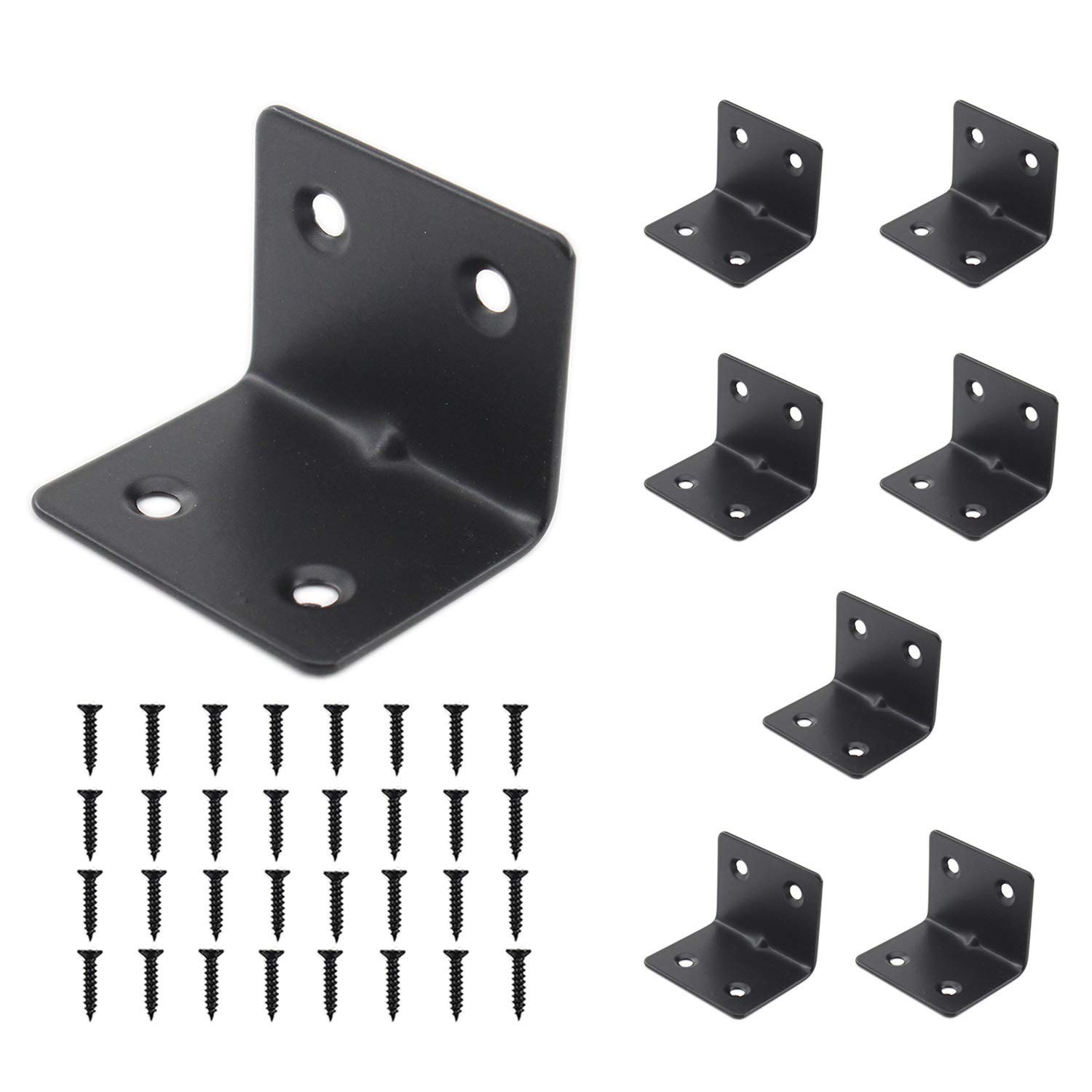 Heavy Duty Stainless Steel Corner Bracket,L Shaped Shelf Bracket 90 Degree Co…