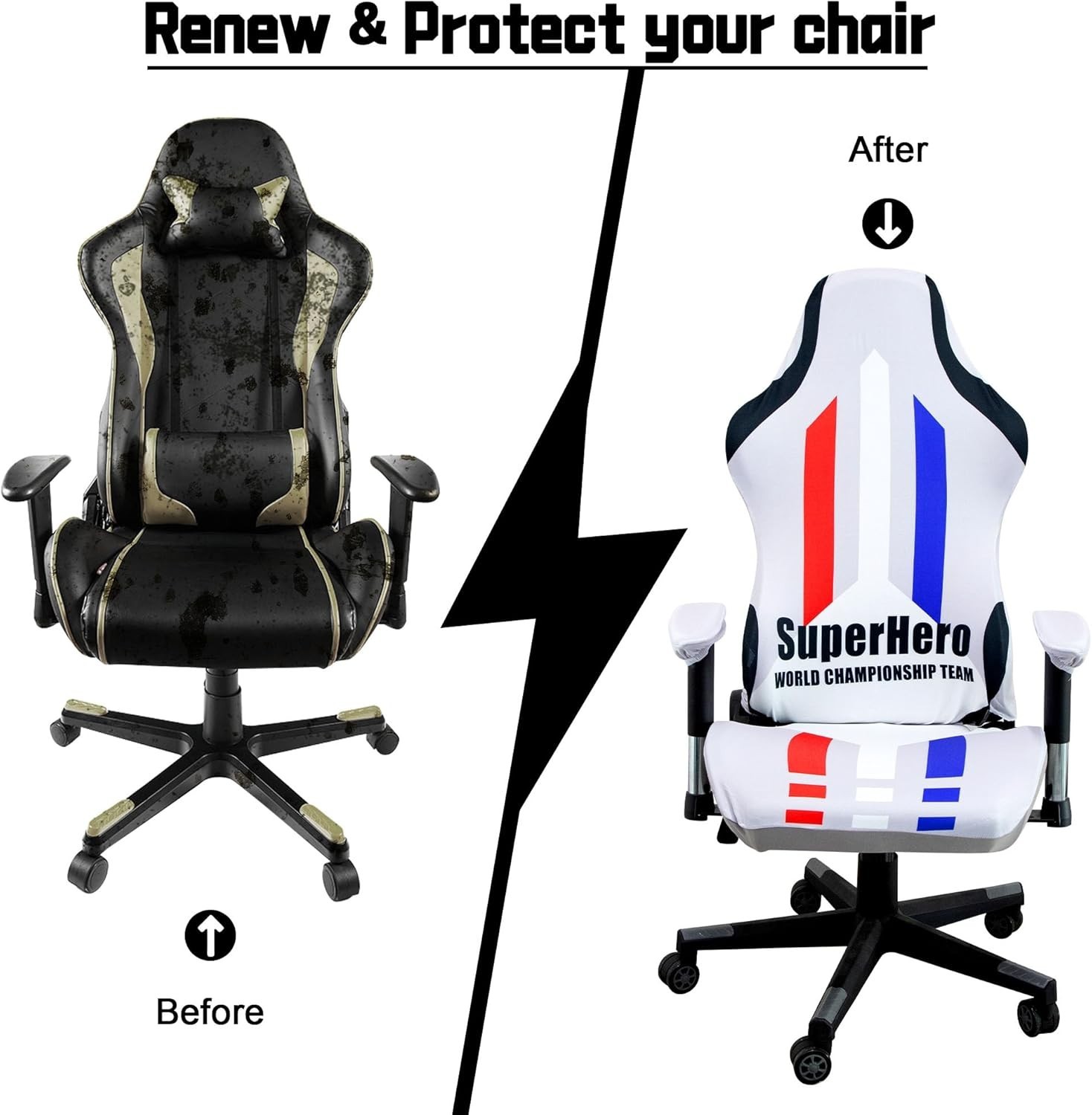 Microfiber Office Chair Cover – Stylish Protection Against Cat Scratches