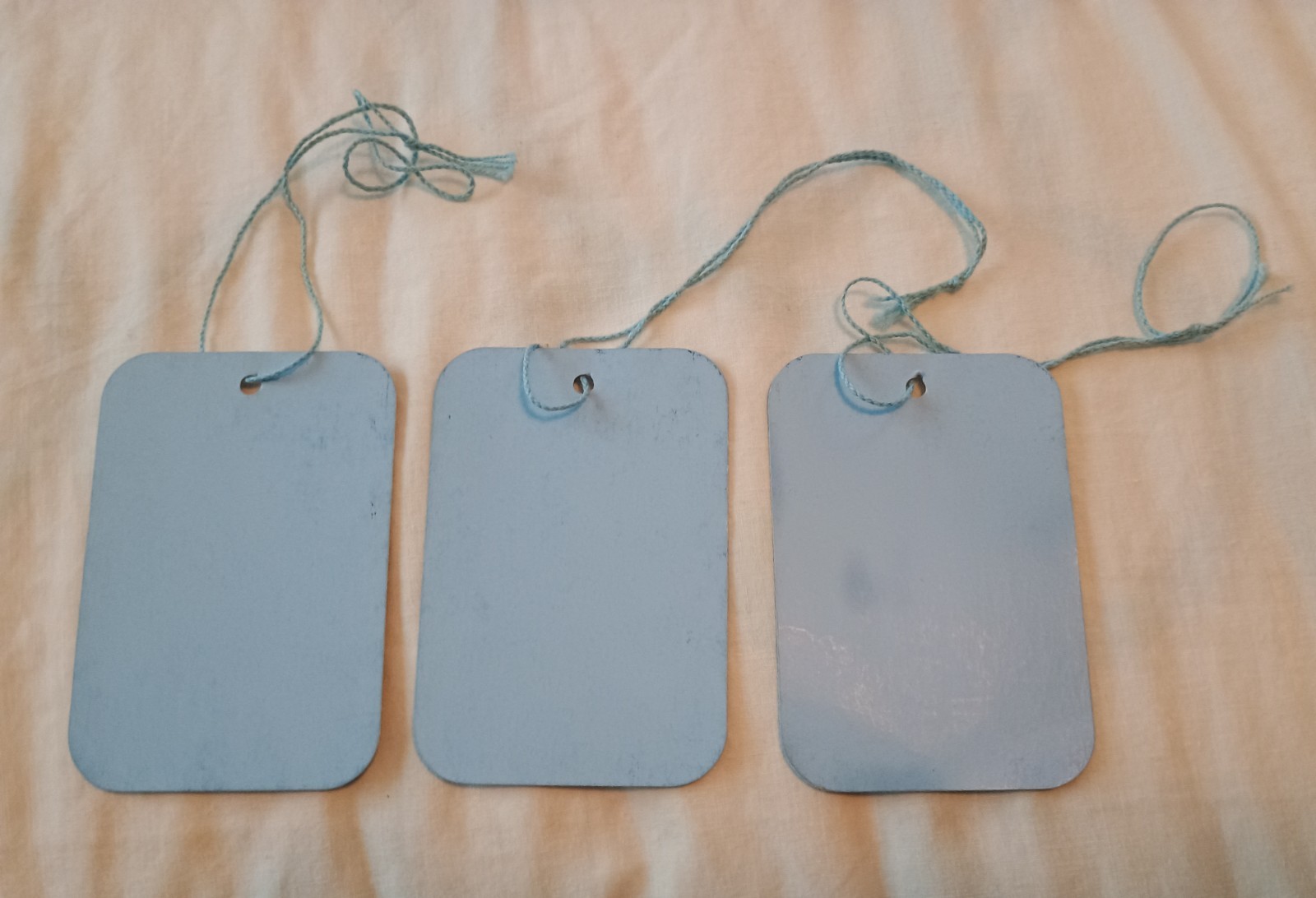 Original Antique Kling Furniture Hang Tag Lot Night Stands & Chest