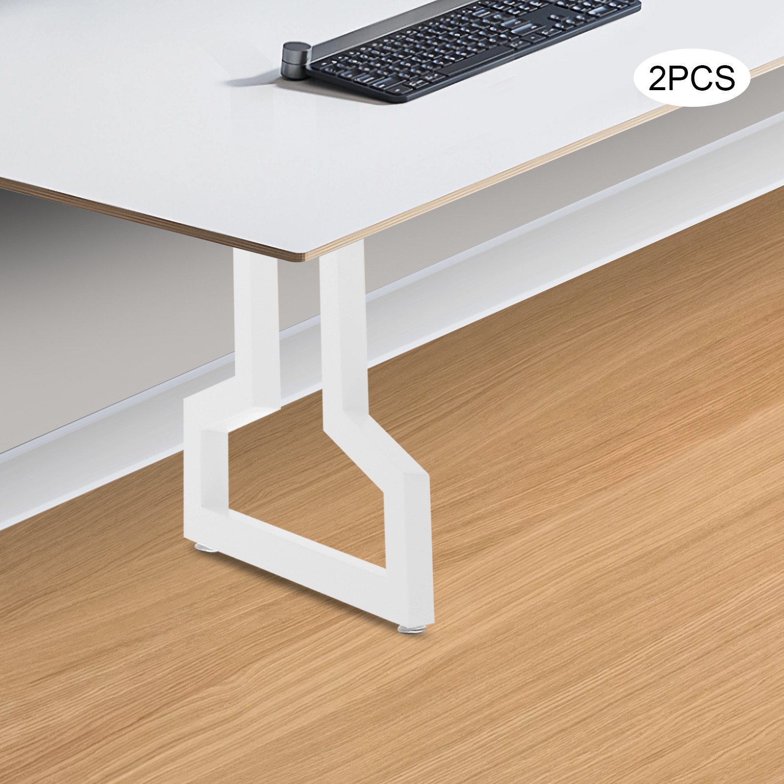 2Pcs Steel Table Supporting Legs Parts Desk Supported Leg Frame Accessories