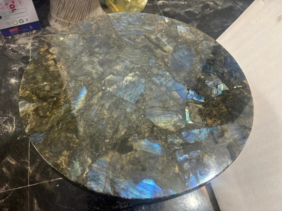 Labradorite Coffee Table – Elegant Handmade Natural Stone Table Top