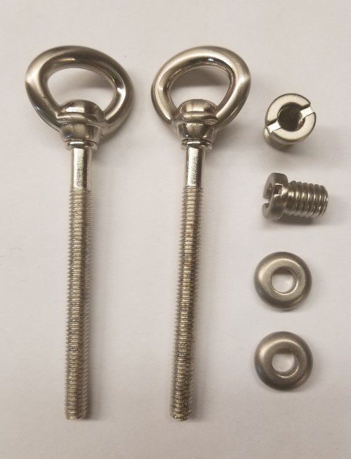 Satin Nickel Steel Cheval Mirror Mount Set vintage retro old kit art picture new