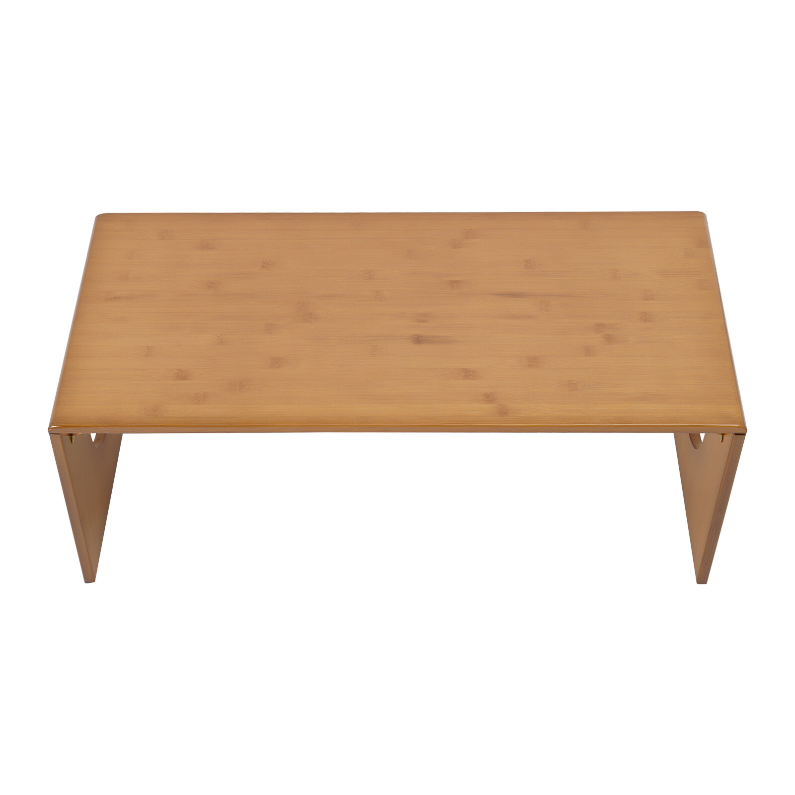 Folding Low Floor Coffee Table Foldable Portable For Sitting On The Floor Brown