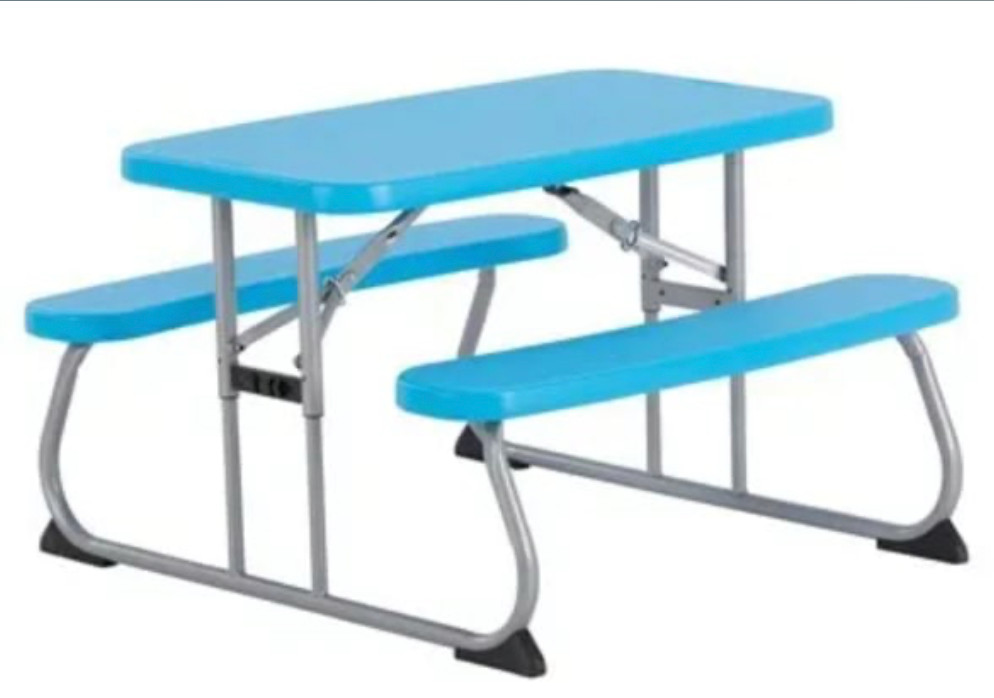Lifetime 260261 Picton Blue 32″ Children’s Picnic Table with Benches