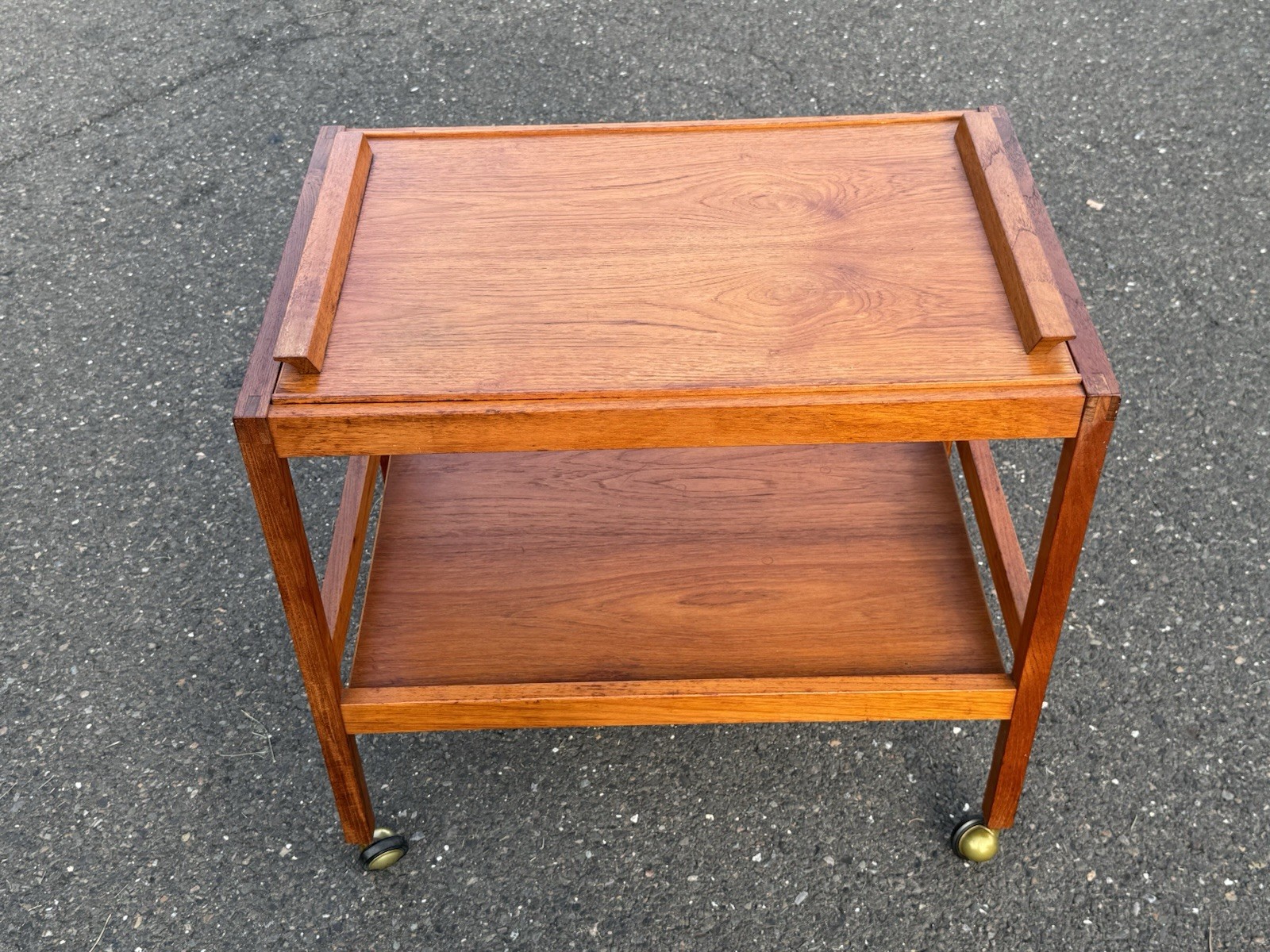 TEAK Cart With Removable Tray Bar Table Trolley BL-mobler Denmark