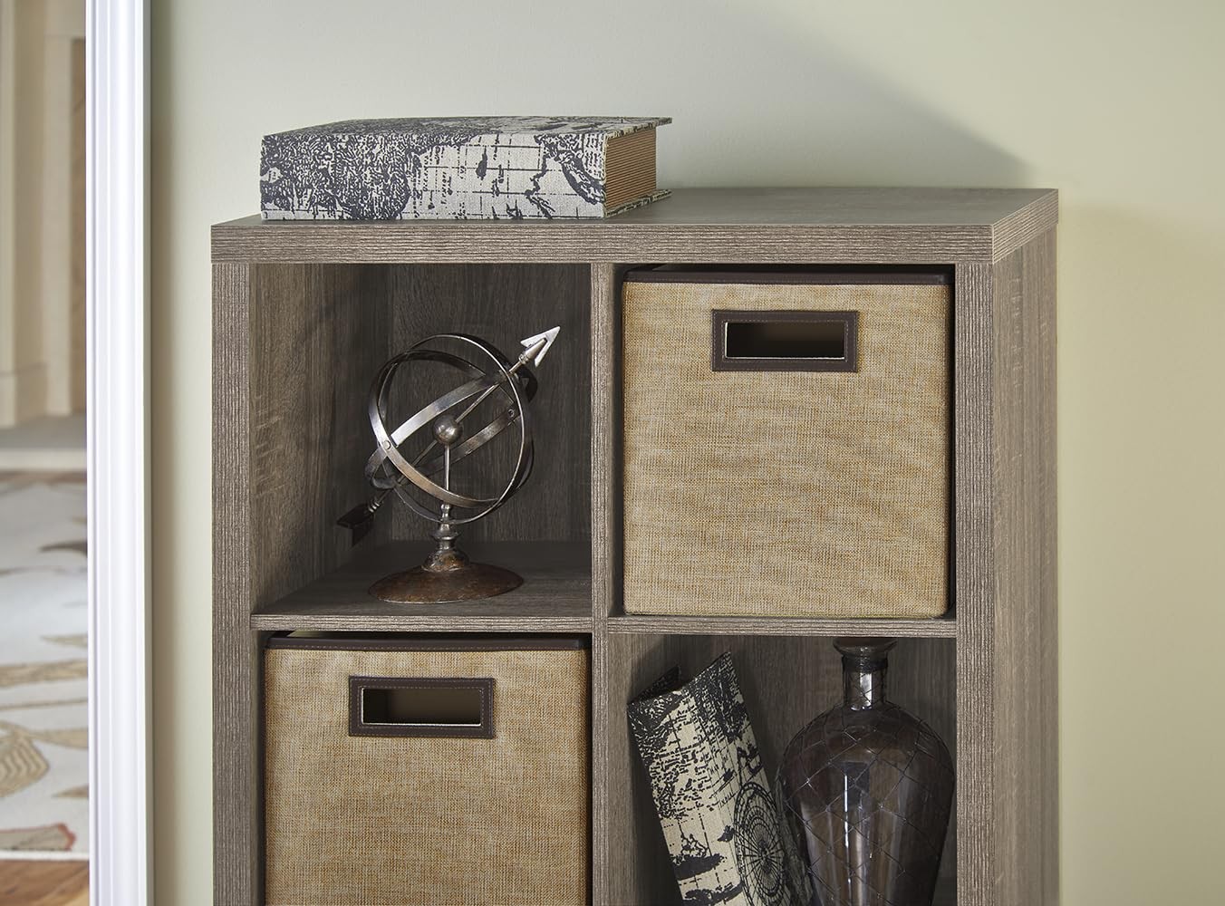 Premium Storage Fabric Drawer, Crème Brulee