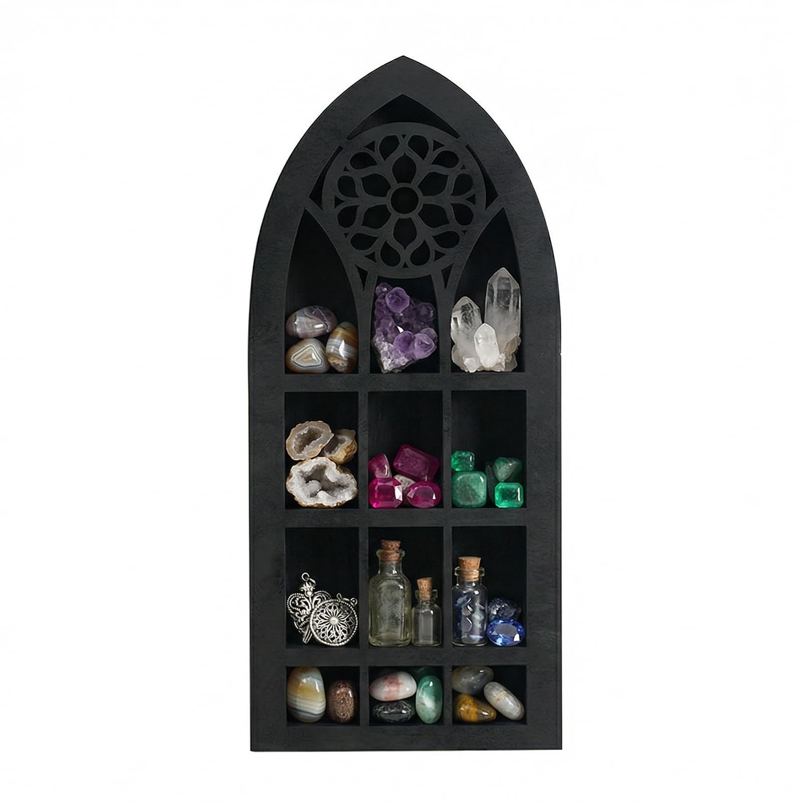 1 PC Wall Display Shelf Modern Church Window Design Gothic Room Decor