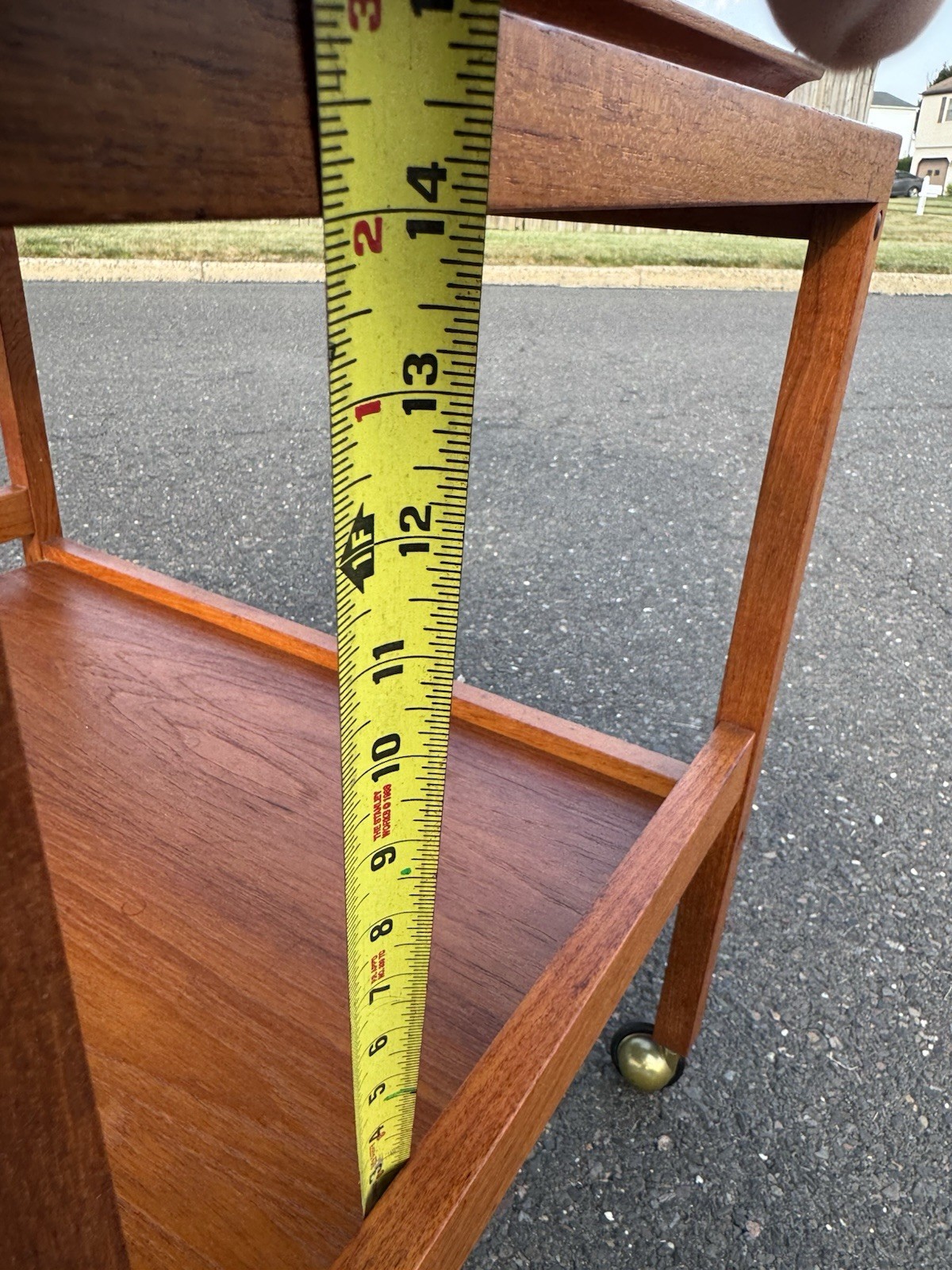 TEAK Cart With Removable Tray Bar Table Trolley BL-mobler Denmark