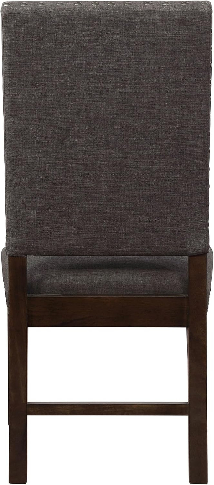 Set of 2 Twain Warm Grey Upholstered Dining Side Chairs