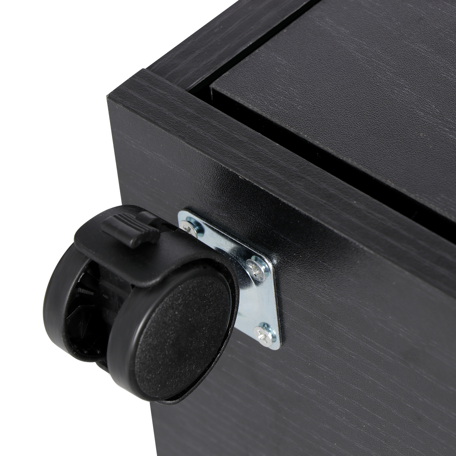 5 Drawers MDF Dresser Storage Tower Closet Organizer Unit Home Decor Black