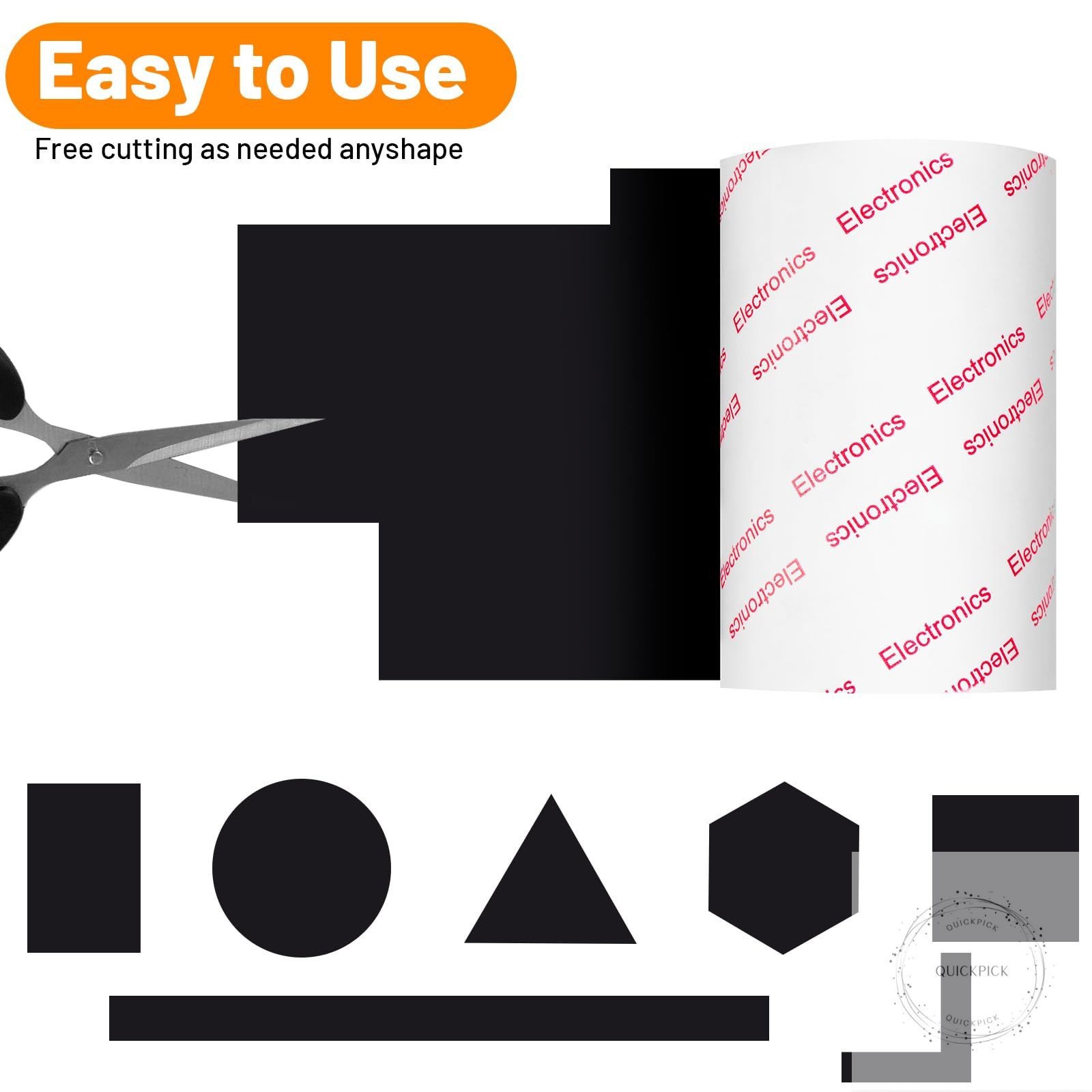 Rubber Pads Non Slip, Non Skid Silicone Pads, Adhesive Rubber Sticky Pads 4×40
